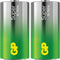 GP GP14A - C Batterij LR14 - Super alkaline 1,5 Volt - (2 stuks)