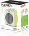 Haeger Thermoheat 2000W - Ventilatorkachel - Elektrische verwarming - Elektrische kachel