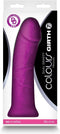 COLOURS DUAL DENSITY 7 INCH GIRTH DILDO PURPLE