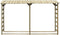 vidaXL - Haardhoutopslag - dubbel - 300x44x176 - cm - geïmpregneerd - grenenhout