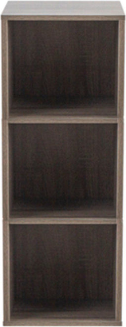 Vakkenkast - boekenkast 3 open vakken - wandkast