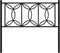 vidaXL - Hoofdbord - 100 - cm - metaal - zwart