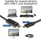 ACT AC7325 - USB-C naar DisplayPort kabel - 4K 60Hz 2m - Zwart