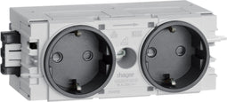 Hager GS20009011 Kabelgoot Insteekmodule (b x h x d) 120 x 50 x 61 mm Grafietzwart (RAL 9011) 1 stuk(s)
