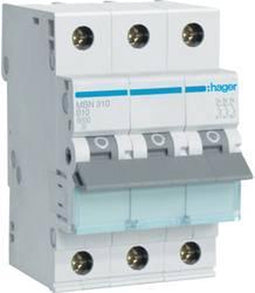 Hager MBN310 MBN310 Zekeringautomaat 3-fasig 10 A 230 V, 400 V