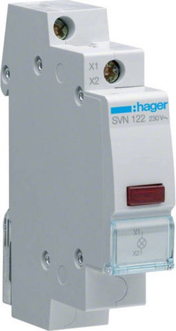 Hager SVN122 Signaalgever Grijs 230 V