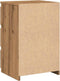 vidaXL - Nachtkastjes - 2 - st - 40x35x62,5 - cm - bewerkt - hout - artisanaal - eiken