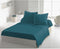 HOME LINGE PASSION - HP72088 - Set van 2 kussenslopen 63 x 63 cm - Eendenblauw (2 stuks)