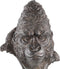PTMD Dominic Beeld Gorillahoofd - 25 x 19 x 47 cm - Poly - Grijs