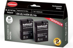 HAhnel HLEL14a 2er Cameraaccu Vervangt originele accu ENEL14
