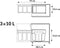 Hailo 0310-300 EcoLine Design Trio L Inbouwafvalemmer 3x10L Met 3 Compartimenten Zwart