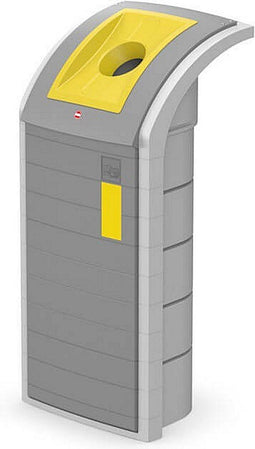 Hailo 0912-590 ProfiLine WSB Design Plus XXXL Afvalscheider 120L Grijs - prullenbak