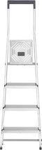 Hailo Huishoudtrap - 4 treden -146 cm aluminium L40 - 8140-415