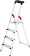 Hailo L80 huishoudtrap - 4 treden - Aluminium