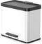 Hailo Oko Duo Plus Prullenbak - 17+9 l - Wit