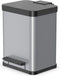 Hailo Öko Duo Plus Prullenbak - 2 x 9 l - Zilver