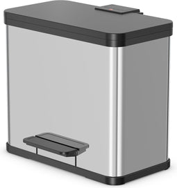 Hailo Öko Trio Plus Prullenbak - 3 x 9L - RVS