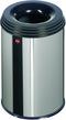 Hailo ProfiLine Safe M Prullenbak - 14L - RVS/Zwart