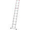 Hailo T80 FlexLine Telescoopladder - 11 treden - Aluminium