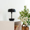 Haipot black LED rechargeable table lamp