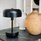 Haipot black LED rechargeable table lamp