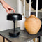 Haipot black LED rechargeable table lamp