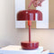 Haipot dark red LED rechargeable table lamp