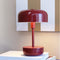 Haipot dark red LED rechargeable table lamp