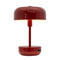 Haipot dark red LED rechargeable table lamp
