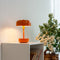 Haipot orange LED rechargeable table lamp