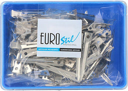 Hair clips Eurostil Pinzas Mediana