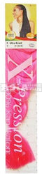 Hair extensions X-Pression Pink Synthetic 208,28 cm pelo sintetico