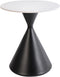 HAIWEE - Bijzettafel - Zwart/Wit - Gesinterde steen