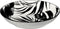 Secret de gourmet Palm Servies 18 delig - Zwart/Wit