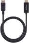 Manhattan 153201 - DisplayPort naar HDMI Kabel - 4K@60Hz 1.8m Zwart