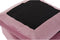 Voetensteun DKD Home Decor Roze Polyester Modern (55 x 55 x 30 cm)