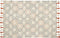 HAJIPUR - Laagpolig vloerkleed - Beige - 140 x 200 cm - Katoen