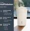 Castagnola Thermosbeker - Koffiebeker To Go - Dubbelwandig RVS - 380 ML - Offwhite
