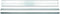 HAK Licht metalen trapezoidale profiel met plastic eindkappen, Profiel cross-section: 27 x 112 mm 100cm