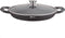 HAKAL Non-stick gegoten aluminium Grillpan 32 cm zwart
