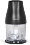 Hakmachine - LIVOO - 300 ml - 400 W - 1 snelheid en turbofunctie - 2 roestvrijstalen messen - Zwart