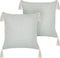 HAKONE - Set van 2 kussens - Groen - 42 x 42 cm - Polyester