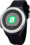 LifeWatcher Analoog Zwart Alarmeringshorloge / Alarmerings horloge - Senioren Alarm met Alarmknop / Noodknop - Personenalarmering Paniekknop Ouderen - Met GPS Tracker en WiFi - Alarm met Belfunctie