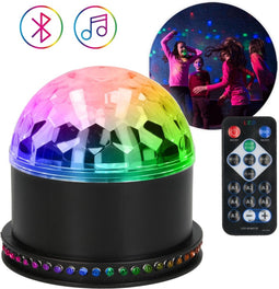iMoshion Roterende Discolamp met afstandsbediening - Muziekgestuurde LED Discobal - Disco Lamp kinderen / Disco Licht volwassenen - Feestverlichting
