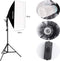 Hakutatz® Professionele Fotostudio Set - 2x Softbox - 4x Achtergrondstof - 5-in-1 Reflector met Statief