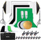 HAKUTATZ® Professionele Fotostudio Set - Achtergrond Lampstatief x4 - Softbox Set x2 - Achtergrondsysteem x2m - 5-in-1 Reflectorset - Inclusief Draagtas