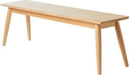 Halbankje Naturel Eiken - 150x35x45cm - Barrali - Giga Living