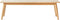 Halbankje Naturel Eiken - 150x35x45cm - Barrali - Giga Living