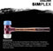 Halder SIMPLEX 3017.051 Kunststof hamer Ergonomische handgreep, Middelhard, Zacht 680 g 330 mm 1 stuk(s)