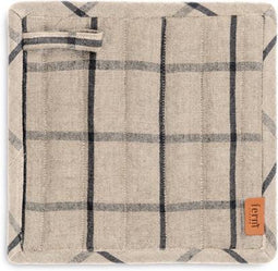 Hale Pot Houder 2 Set Zand/Zwart Ferm Living